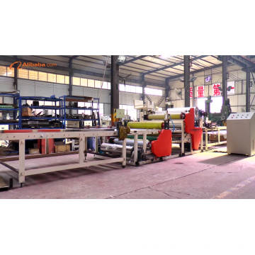 prefabricated houses low cost gypsum ceiling board PVC lamination machine/plant/equipment